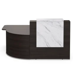 Holloway 47” L-Reception Desk w/ ADA Return – 79”Wx37.5”D