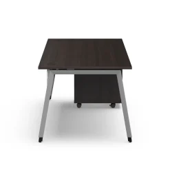 Holloway 71” Table Desk w/ 3-Drawer File Pedestal