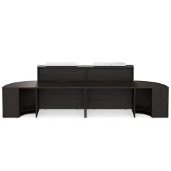 Holloway Double Reception Desk w/ 2 Curved Returns – 157