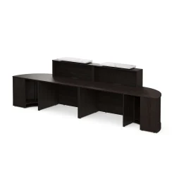 Holloway Double Reception Desk w/ 2 Curved Returns – 157