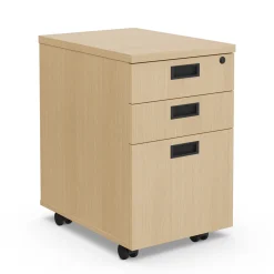 Holloway 3-Drawer Mobile File Pedestal – 15.5”Wx22”D