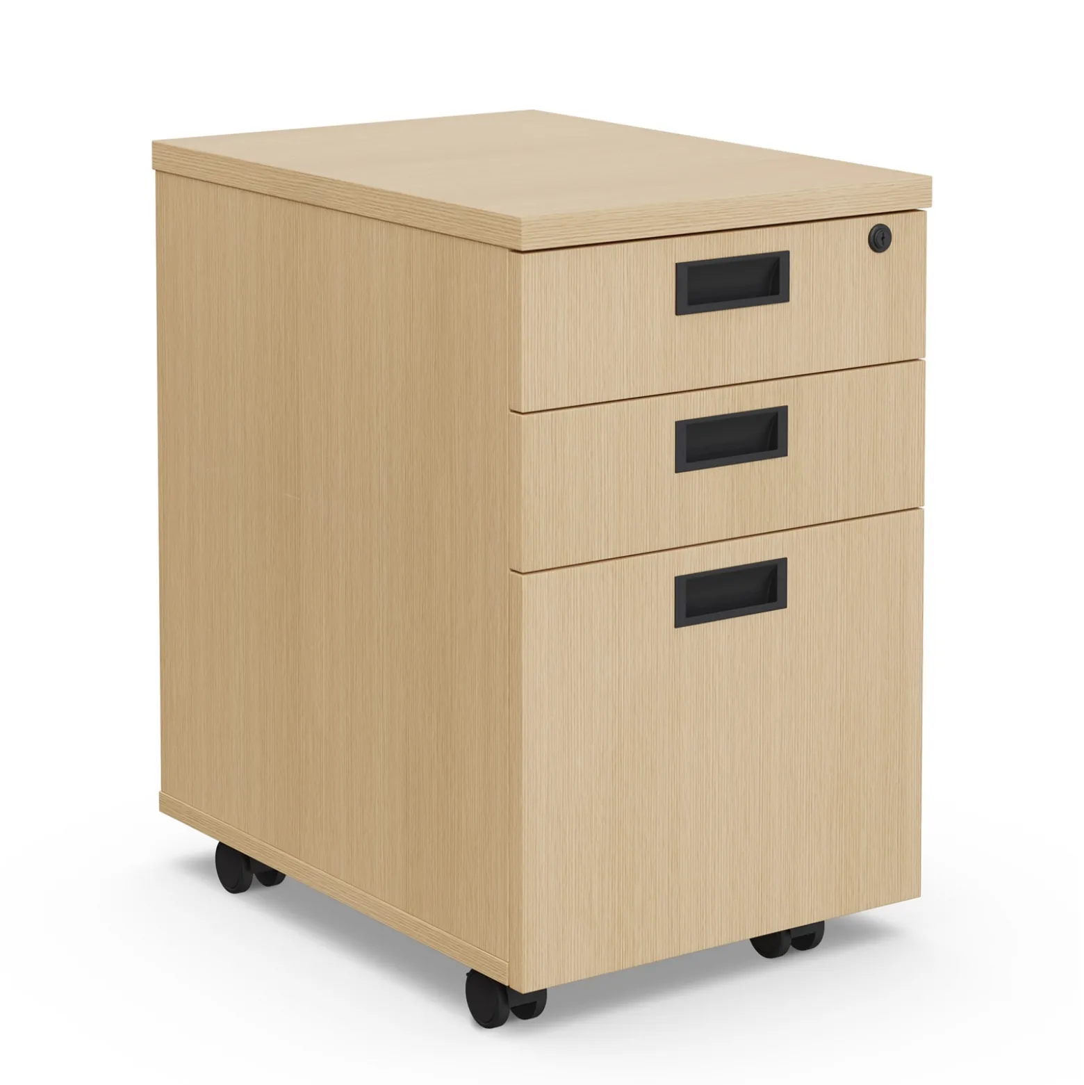 Holloway 3-Drawer Mobile File Pedestal – 15.5”Wx22”D