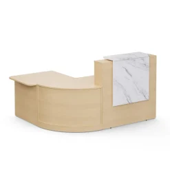 Holloway L-Shaped Reception Desk w/ ADA Return and File