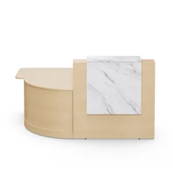 Holloway L-Shaped Reception Desk w/ ADA Return and File