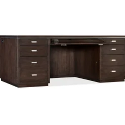 House Blend Double Pedestal Executive Desk - 72