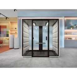 Hush Free Access M Collaboration Booth with ADA Accessible Acoustic Design