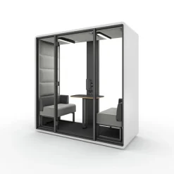 Hush Free XM Acoustic Collaboration Booth with HushAssistant Technology