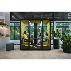 Hush Free XM Acoustic Collaboration Booth with HushAssistant Technology