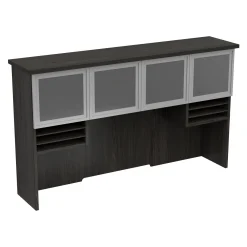 Hutch with storage and glass doors - 72
