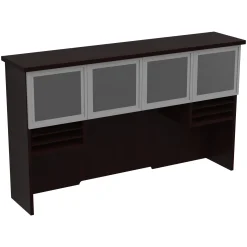 Hutch with storage and glass doors - 72