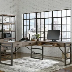 Huxley L-Shaped Desk w/ Reversible Return - 69