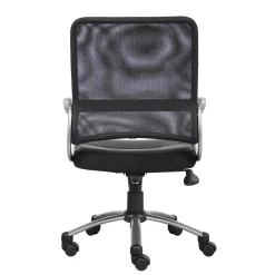 Hydra Adjustable Computer Chair with Mesh Back and Bonded Leather Seat