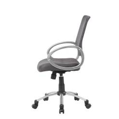 Hydra Adjustable Computer Chair with Mesh Back and Bonded Leather Seat