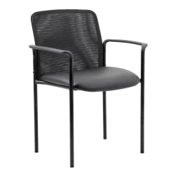 Hydra Mesh Stacking Guest Chair with Steel Frame and Waterfall Seat