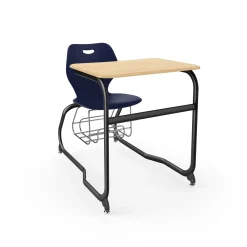 Intellect Wave Double Entry Student Desk with Storage