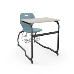 Intellect Wave Double Entry Student Desk with Storage