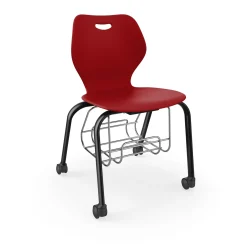 Intellect Wave Mobile Student Chair with Storage - 18