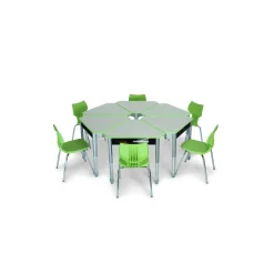 Interchange Adjustable Height Diamond Mini Student Desk with Book Box