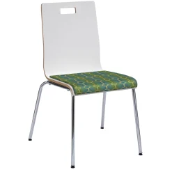 Jive High Back Cafe Chair with Fabric Seat