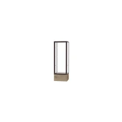 Keepsake Lockable Display Case with Oak Base - 24