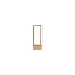 Keepsake Lockable Display Case with Oak Base - 24
