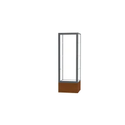Keepsake Lockable Display Case with Oak Base - 24