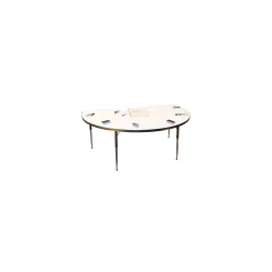 Kidney-Shaped Markerboard Table
