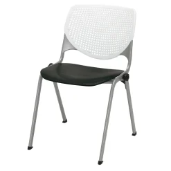 KOOL SERIES Armless Big and Tall Poly Stack Chair with 400 lb Capacity