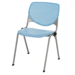 KOOL SERIES Armless Big and Tall Poly Stack Chair with 400 lb Capacity
