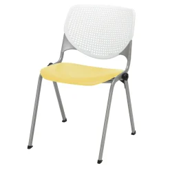 KOOL SERIES Armless Big and Tall Poly Stack Chair with 400 lb Capacity