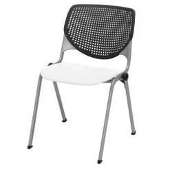 KOOL SERIES Armless Big and Tall Poly Stack Chair with 400 lb Capacity