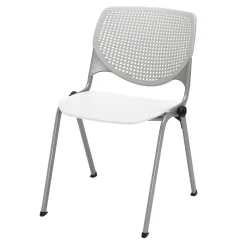 KOOL SERIES Armless Big and Tall Poly Stack Chair with 400 lb Capacity