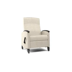 Kure Slim Healthcare Recliner with Drop Transfer Arm