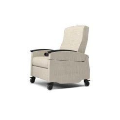 Kure Slim Healthcare Recliner with Drop Transfer Arm