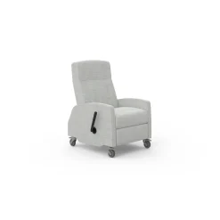 Kure Vinyl Healthcare Recliner with Locking Casters