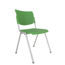La Mia Big & Tall Poly Stacking Cafe Chair - 4 Pk