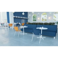La Mia Poly Counter Height Stacking Stool - 2 Pack