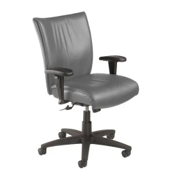 Leather Mid-Back Managers Chair