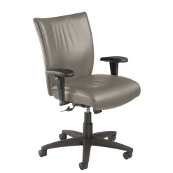 Leather Mid-Back Managers Chair