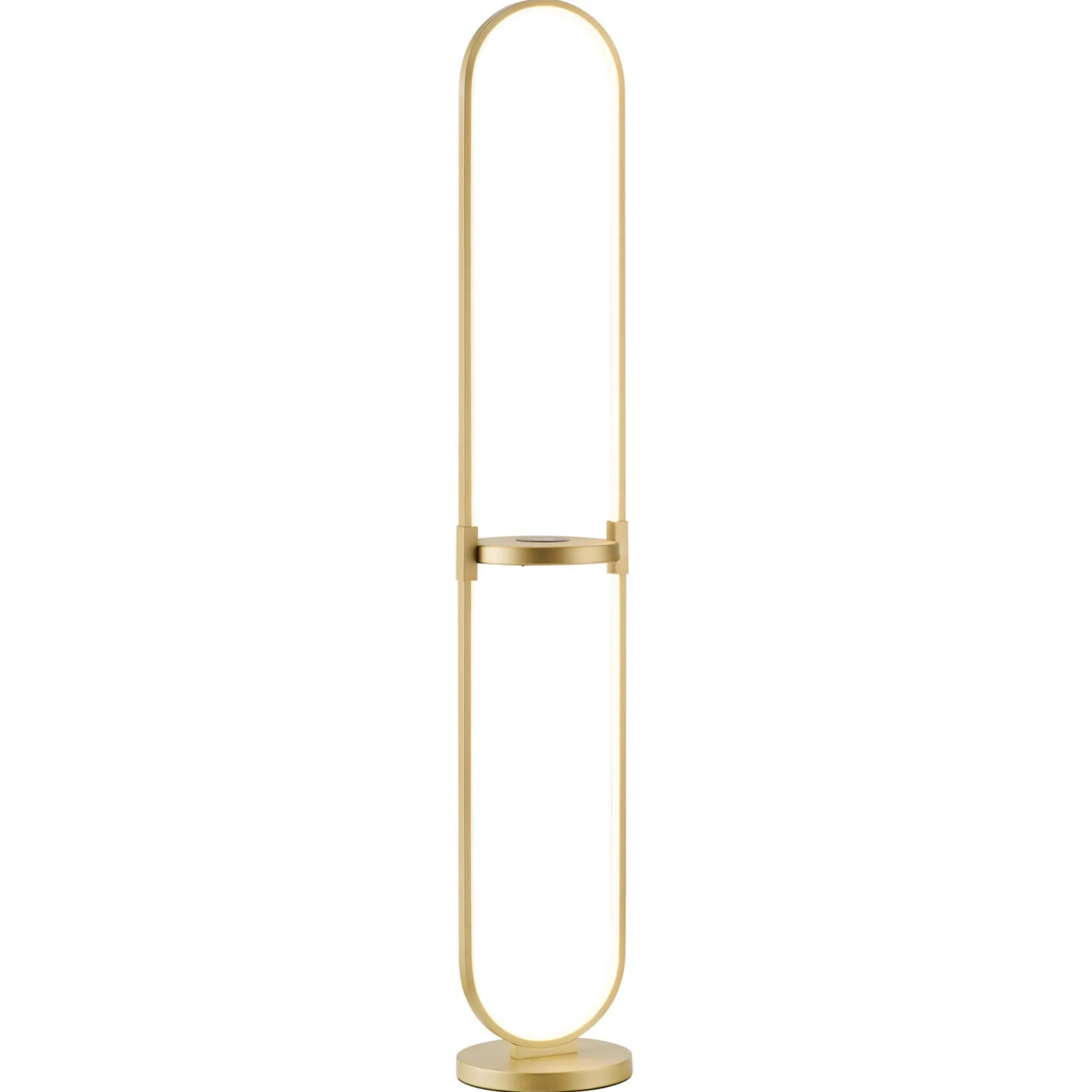 LED Column Floor Lamp w/ Charging - 56"H