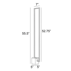 LED Floor Lamp, Cement Base - 55.5