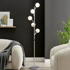 LED 5-Lite Floor Lamp Globe Tree - 71.5