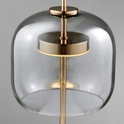 LED Smoke Gold Table Lamp Accent - 25