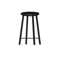 4-Legged Square Tube Stool with Laminate Seat - 24