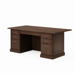 Liberty Double Pedestal Desk - 72"W x 36"D