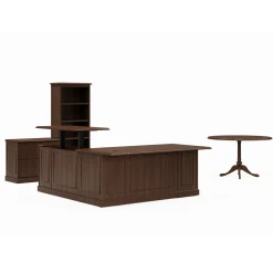 Liberty Height Adjustable L-Desk w/ Right Return Executive Suite