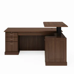 Liberty Height Adjustable L-Shaped Desk with Right Return - 72