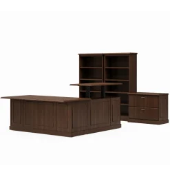 Liberty Height Adjustable L-Desk w/ Left Return Suite