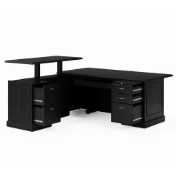Liberty Height Adjustable L-Desk w/ Left Return Suite