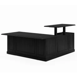 Liberty Height Adjustable L-Shaped Desk w/ Left Return - 72